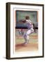 Baseball I-Dean Bruce-Framed Art Print