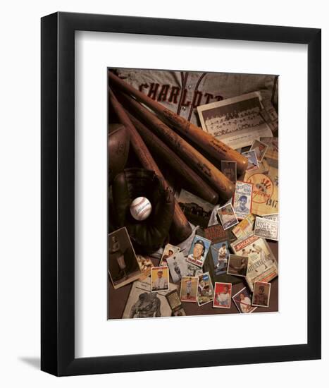 Baseball II-Michael Harrison-Framed Art Print