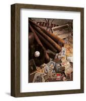 Baseball II-Michael Harrison-Framed Art Print