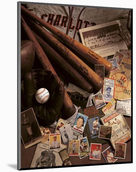 Baseball II-Michael Harrison-Mounted Art Print