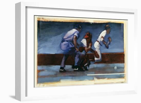 Baseball II-Dean Bruce-Framed Art Print