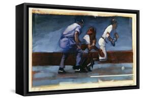 Baseball II-Dean Bruce-Framed Stretched Canvas