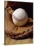 Baseball in a Glove-null-Stretched Canvas
