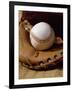 Baseball in a Glove-null-Framed Photographic Print