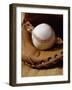 Baseball in a Glove-null-Framed Photographic Print