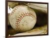 Baseball in Baseball Glove-Rob Chatterson-Framed Photographic Print