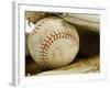 Baseball in Baseball Glove-Rob Chatterson-Framed Photographic Print