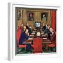 "Baseball in the Boardroom," October 8, 1960-Lonie Bee-Framed Premium Giclee Print