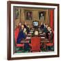 "Baseball in the Boardroom," October 8, 1960-Lonie Bee-Framed Giclee Print