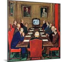 "Baseball in the Boardroom," October 8, 1960-Lonie Bee-Mounted Giclee Print