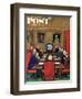 "Baseball in the Boardroom," Saturday Evening Post Cover, October 8, 1960-Lonie Bee-Framed Giclee Print