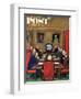 "Baseball in the Boardroom," Saturday Evening Post Cover, October 8, 1960-Lonie Bee-Framed Premium Giclee Print