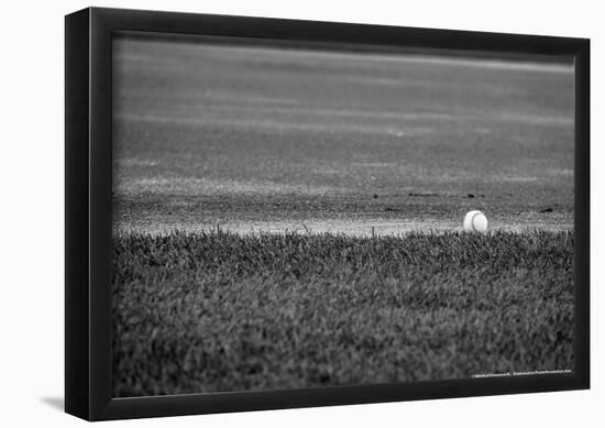 Baseball in the Field-null-Framed Poster