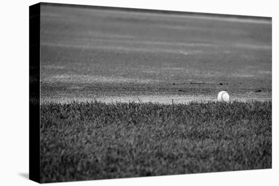 Baseball in the Field-null-Stretched Canvas