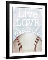 Baseball Love-Marcus Prime-Framed Art Print