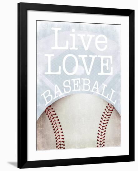 Baseball Love-Marcus Prime-Framed Art Print