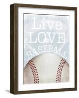 Baseball Love-Marcus Prime-Framed Art Print