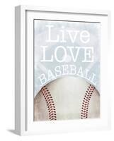 Baseball Love-Marcus Prime-Framed Art Print