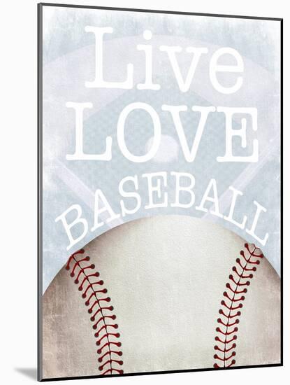 Baseball Love-Marcus Prime-Mounted Art Print