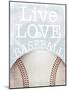 Baseball Love-Marcus Prime-Mounted Art Print