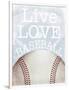 Baseball Love-Marcus Prime-Framed Art Print