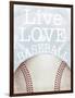 Baseball Love-Marcus Prime-Framed Art Print