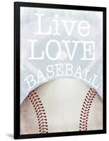 Baseball Love-Marcus Prime-Framed Art Print