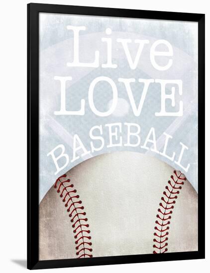 Baseball Love-Marcus Prime-Framed Art Print