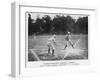 Baseball Match Between USA and Sweden-null-Framed Photographic Print