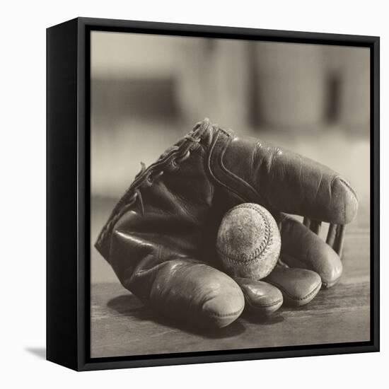 Baseball Nostalgia I-null-Framed Stretched Canvas