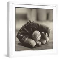 Baseball Nostalgia I-null-Framed Photographic Print