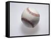 Baseball on a White Background-null-Framed Stretched Canvas