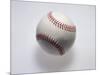 Baseball on a White Background-null-Mounted Photographic Print
