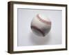 Baseball on a White Background-null-Framed Photographic Print