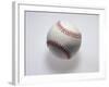 Baseball on a White Background-null-Framed Photographic Print
