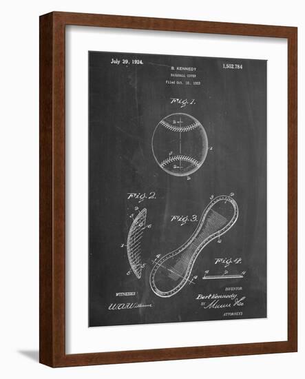 Baseball Patent 1923-null-Framed Art Print