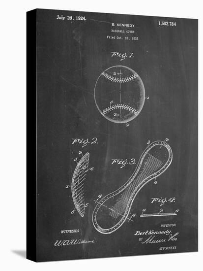 Baseball Patent 1923-null-Stretched Canvas