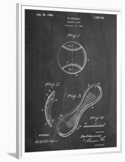 Baseball Patent 1923-null-Framed Premium Giclee Print