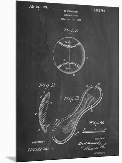 Baseball Patent 1923-null-Mounted Premium Giclee Print