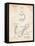 Baseball Patent 1923-Cole Borders-Framed Stretched Canvas