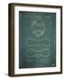 Baseball Patent Blue-THE Studio-Framed Giclee Print