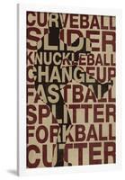Baseball Pitches-null-Framed Poster