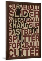 Baseball Pitches-null-Framed Poster