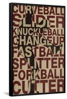 Baseball Pitches-null-Framed Poster