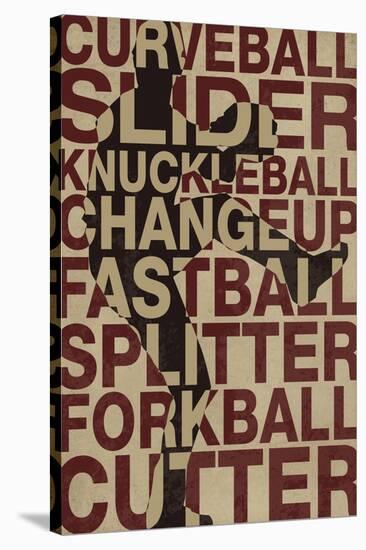 Baseball Pitches-null-Stretched Canvas