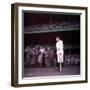 Baseball Player Babe Ruth in Uniform at Yankee Stadium-Ralph Morse-Framed Premium Photographic Print