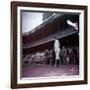 Baseball Player Babe Ruth in Uniform at Yankee Stadium-Ralph Morse-Framed Premium Photographic Print