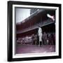 Baseball Player Babe Ruth in Uniform at Yankee Stadium-Ralph Morse-Framed Premium Photographic Print