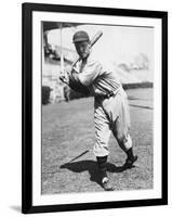 Baseball Player Bill Terry in Batting Stance-null-Framed Photographic Print