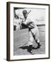 Baseball Player Bill Terry in Batting Stance-null-Framed Photographic Print